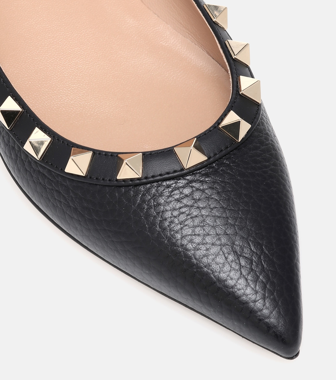 Valentino Garavani Rockstud leather ballet flats | Valentino Garavani