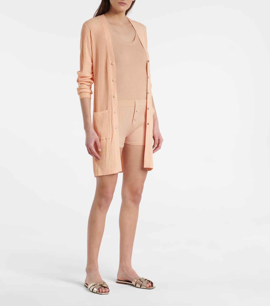 Cárdigan de punto acanalado | Live The Process