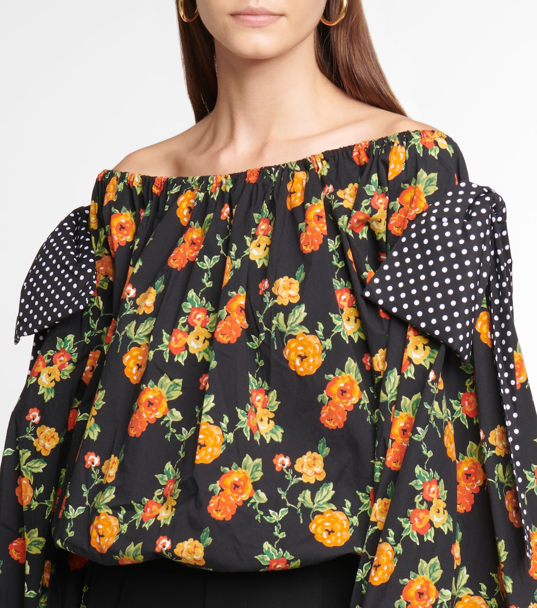 Bedrucktes Off-Shoulder-Top Mason | Caroline Constas
