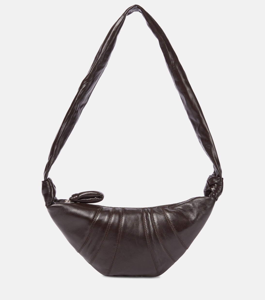 Croissant Small leather shoulder bag | Lemaire