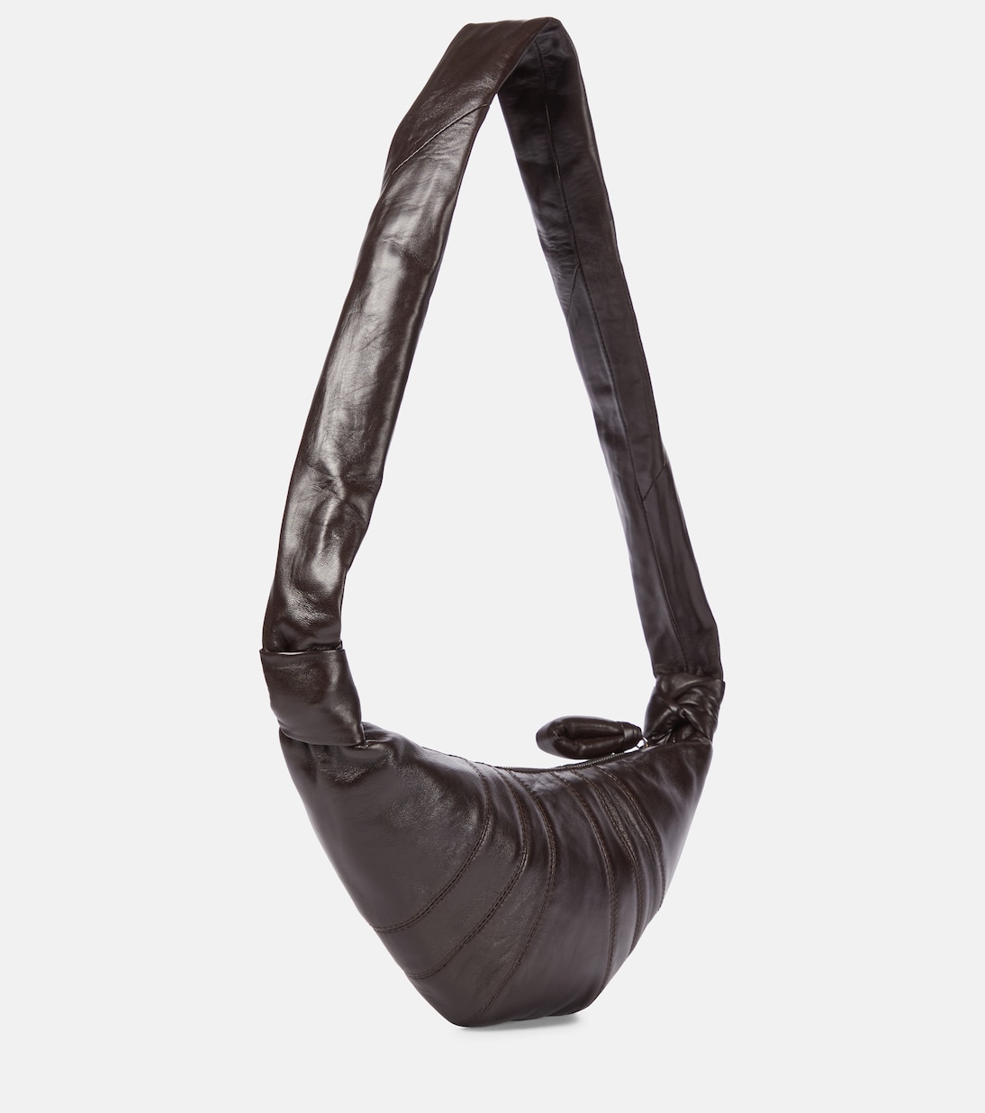Croissant Small leather shoulder bag | Lemaire