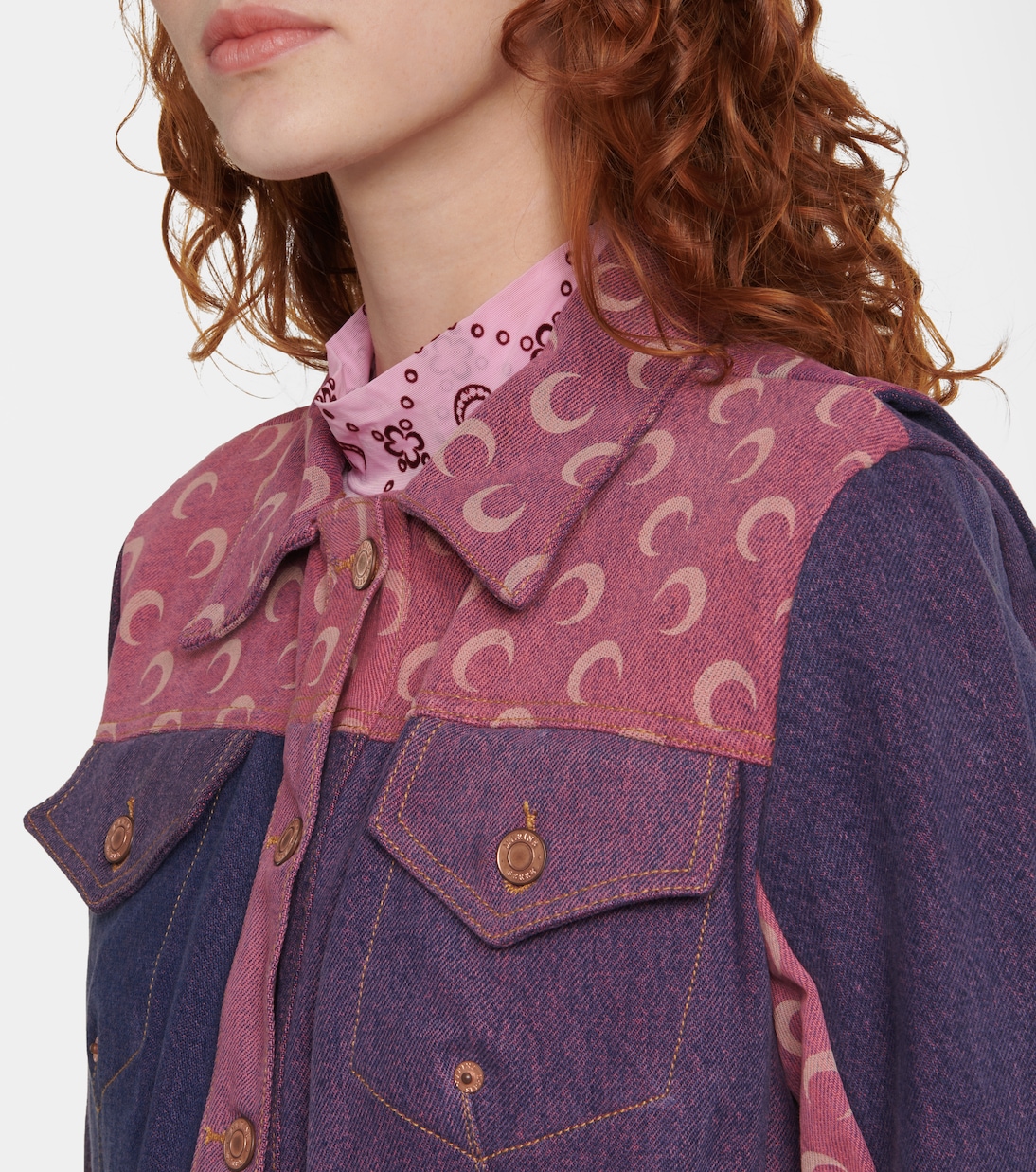 Mantel aus Denim | Marine Serre