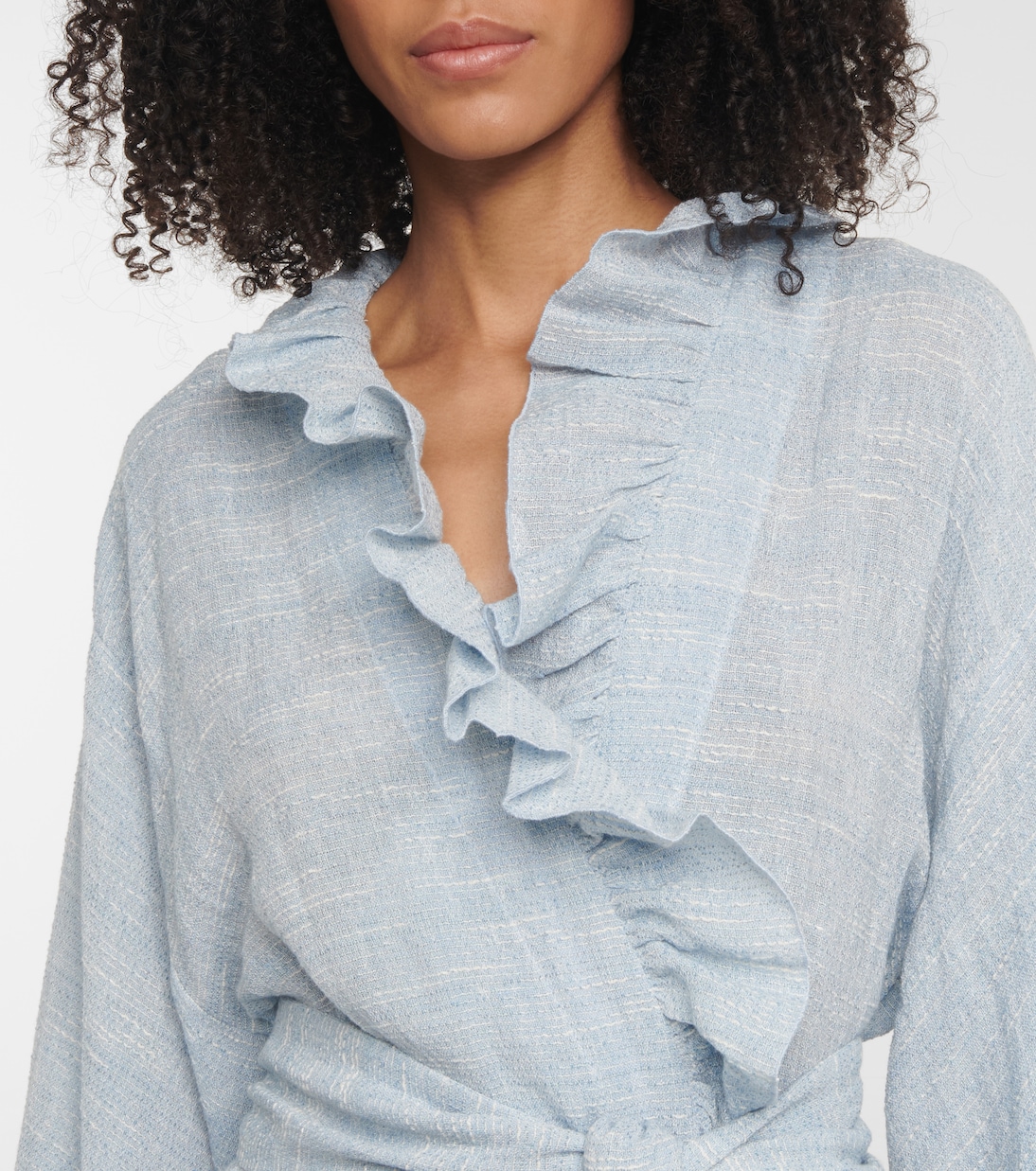 Minikleid Anita aus einem Leinengemisch | Lisa Marie Fernandez