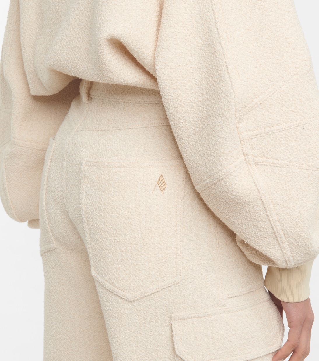 Cargohose aus Bouclé | The Attico