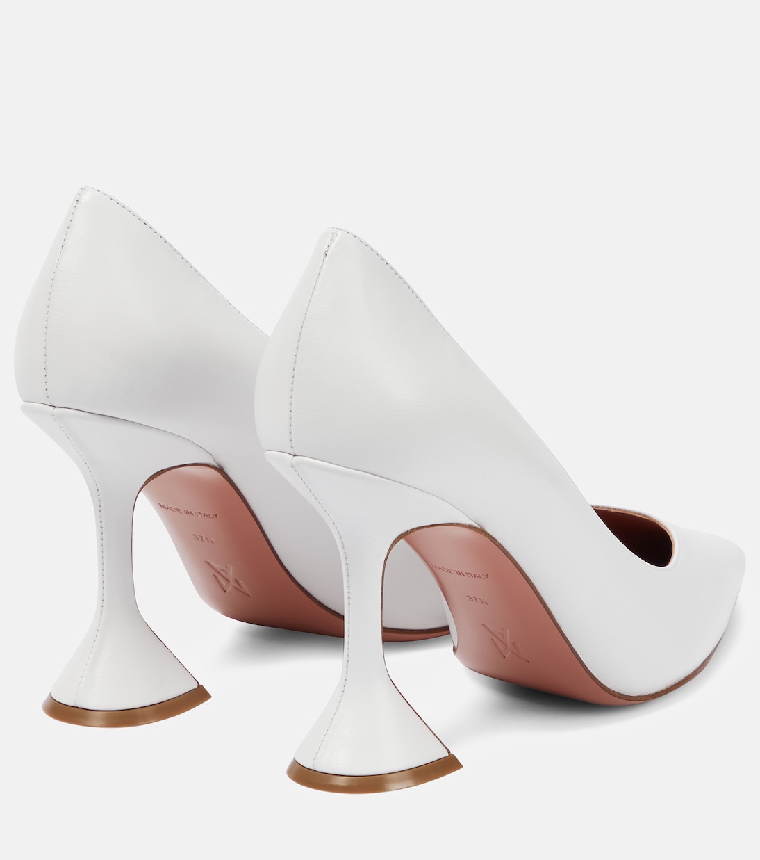 Ami leather pumps | Amina Muaddi