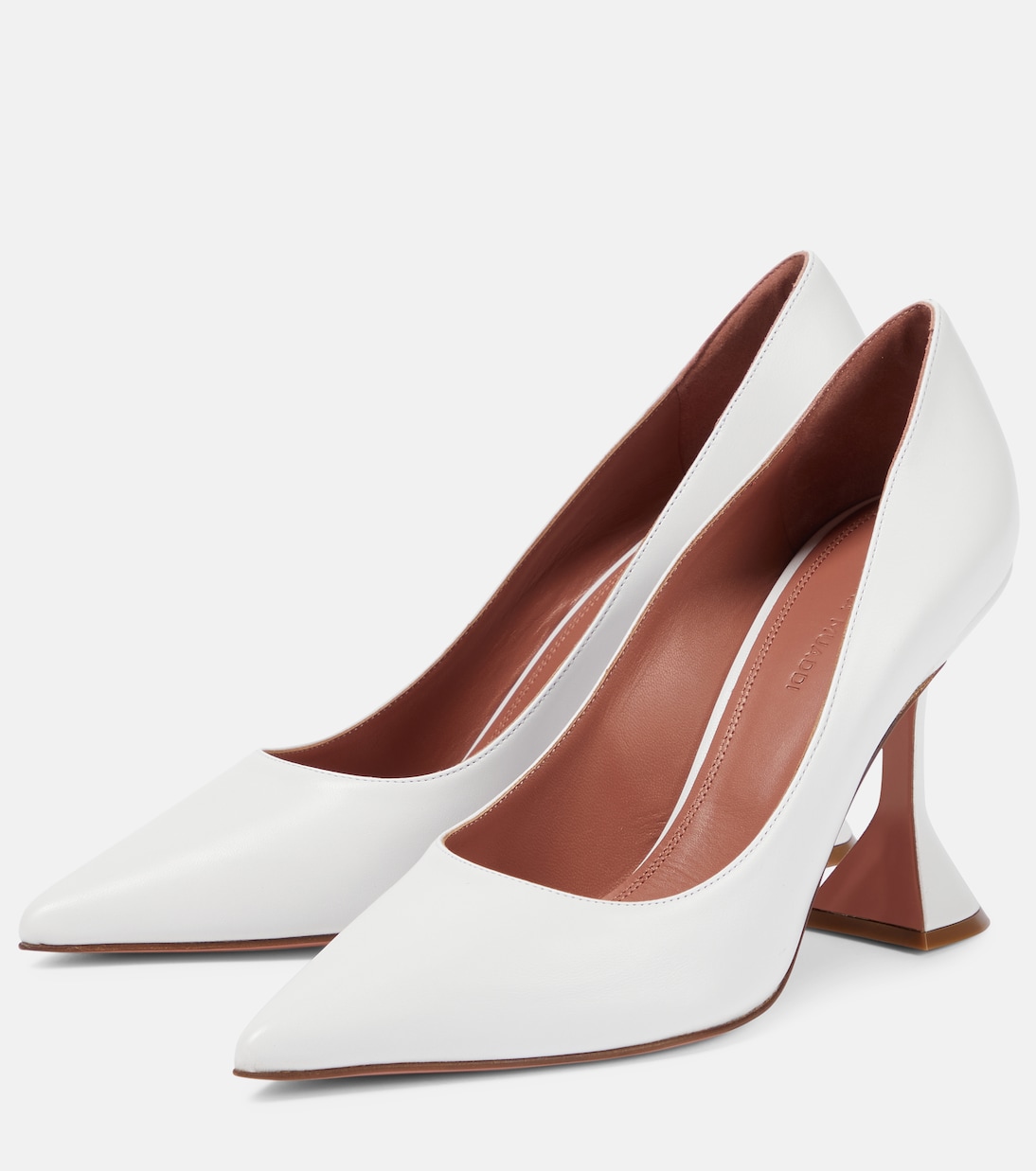 Ami leather pumps | Amina Muaddi