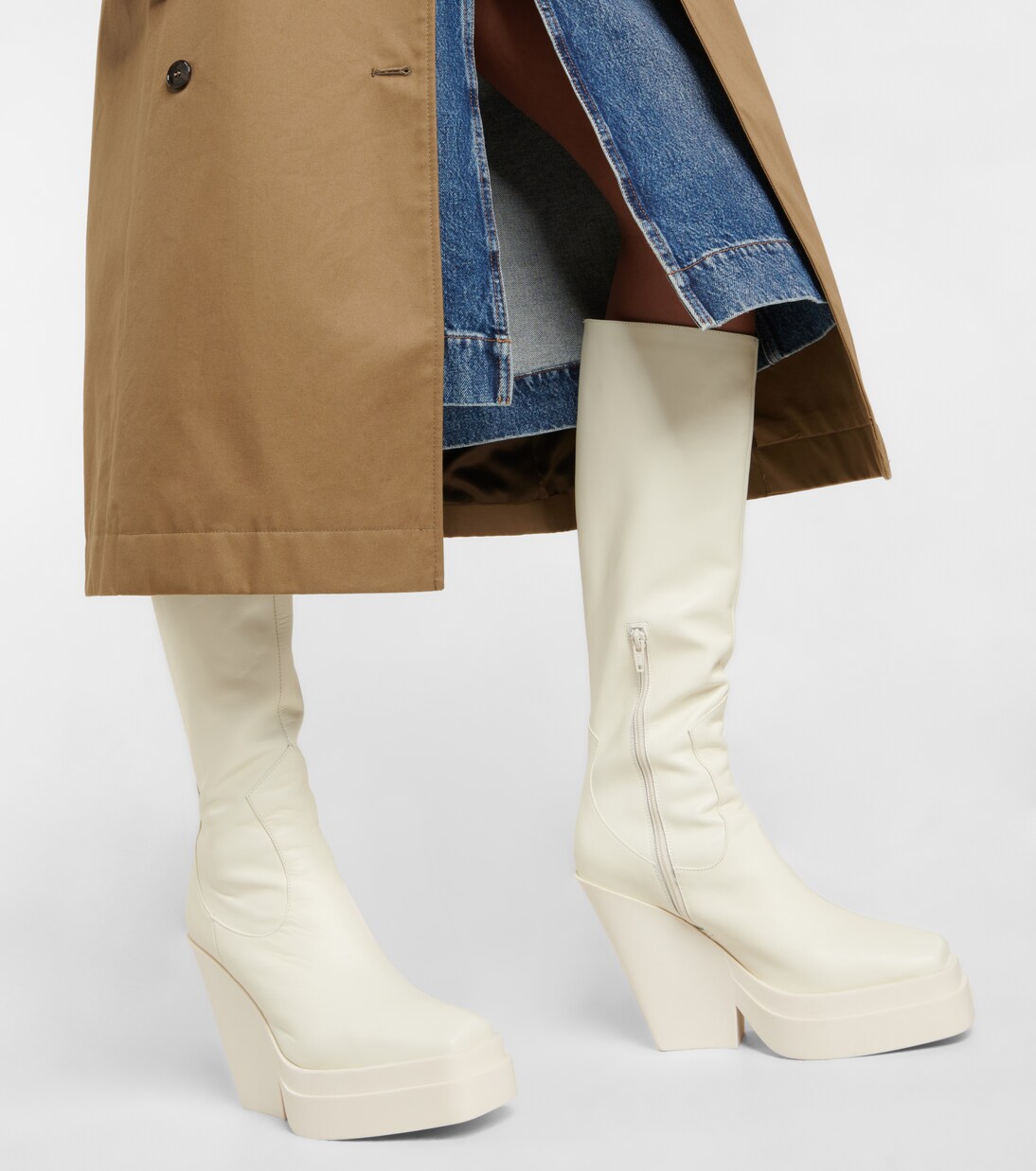 Stivali Gia 14 in pelle | Gia Borghini