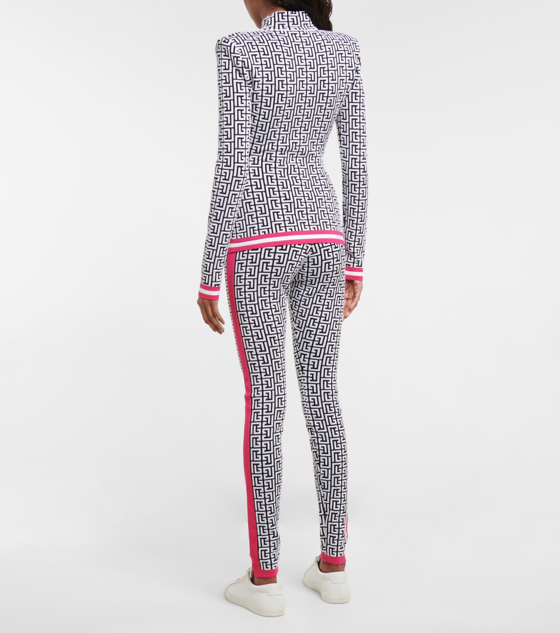 Pull monogrammé en laine mélangée | Balmain