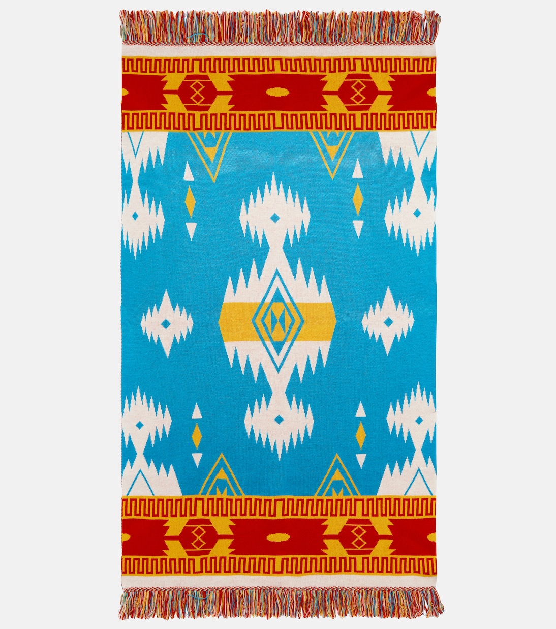 Icon jacquard wool throw | Alanui