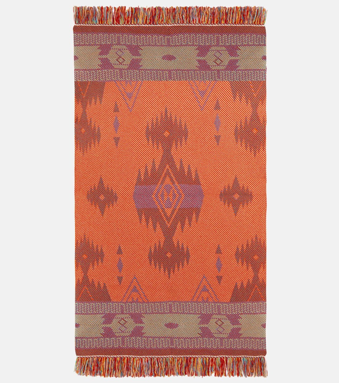 Icon jacquard wool throw | Alanui