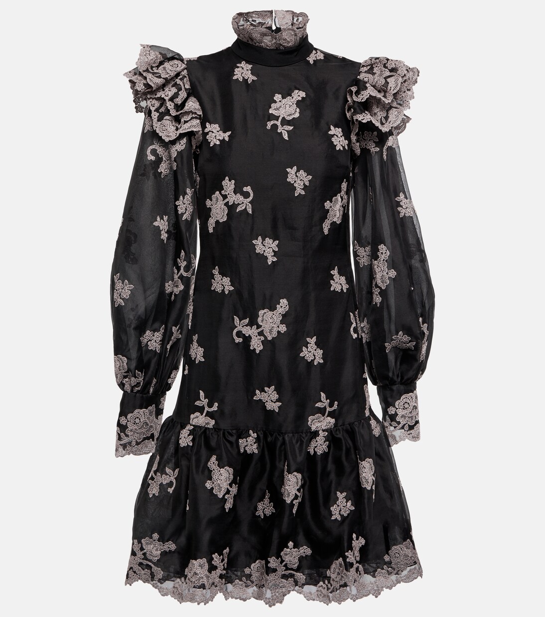Robe Nella en soie à fleurs | Erdem