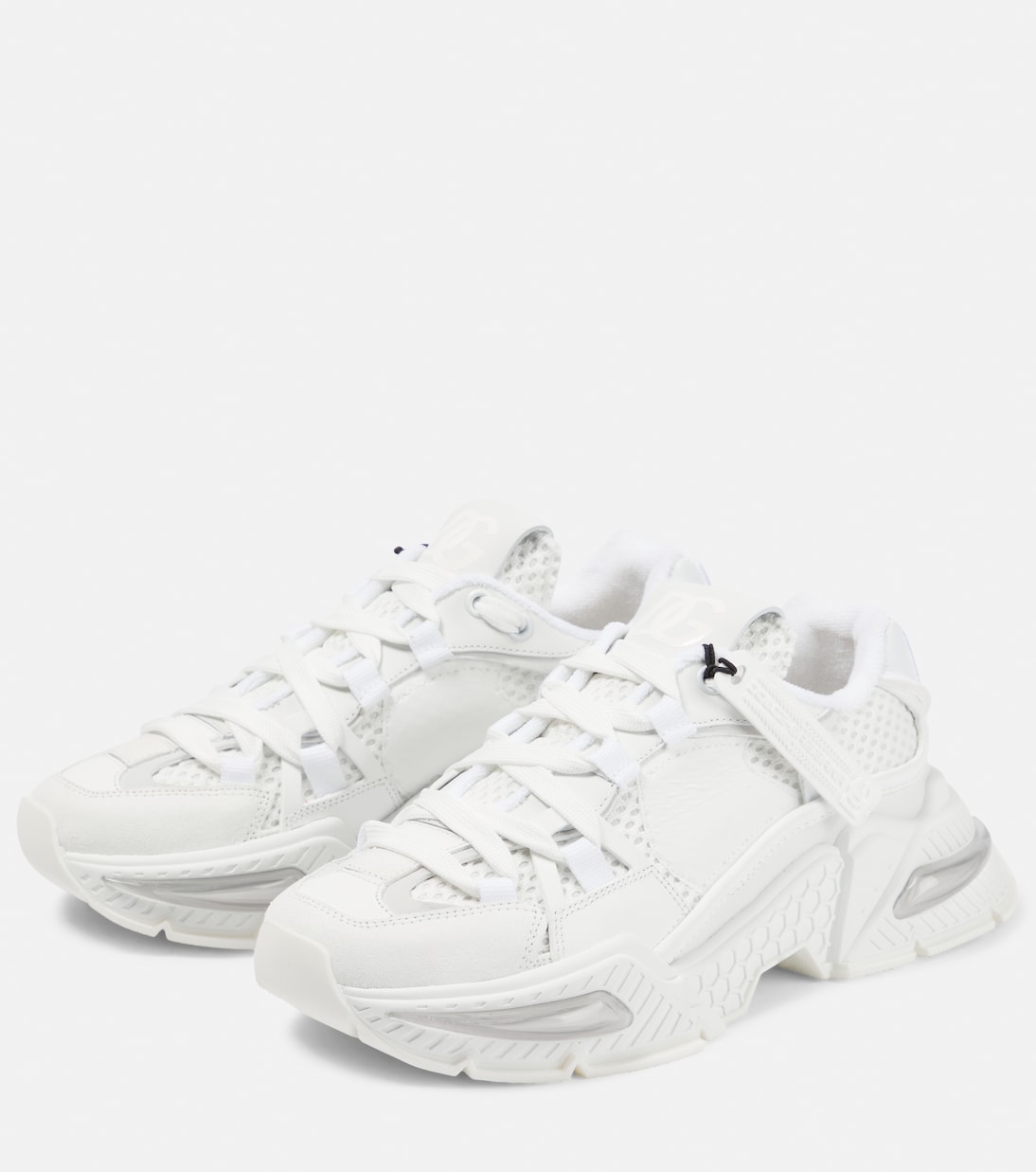 Airmaster suede-trimmed sneakers | Dolce&Gabbana