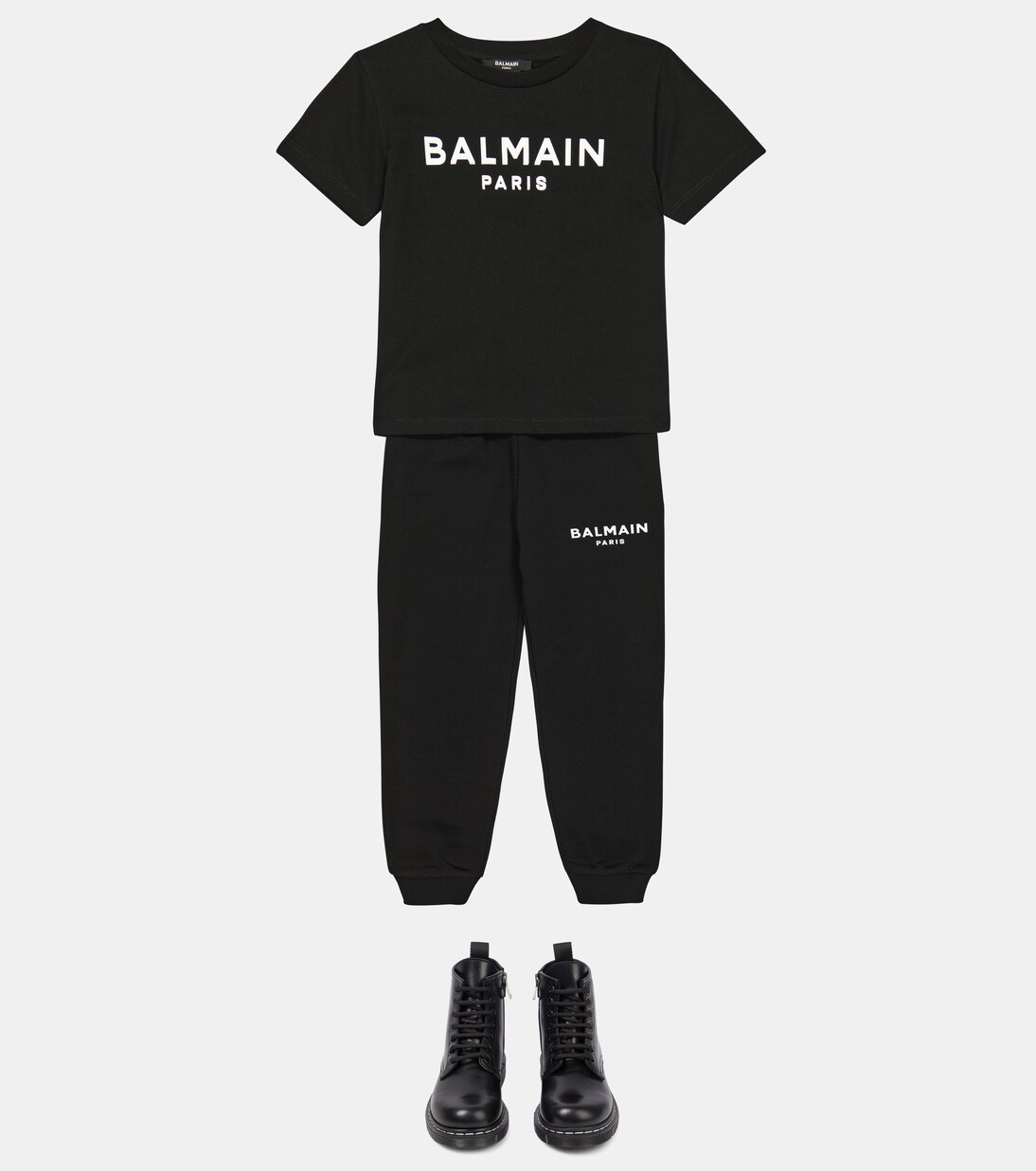 Logo cotton sweatpants | Balmain Kids