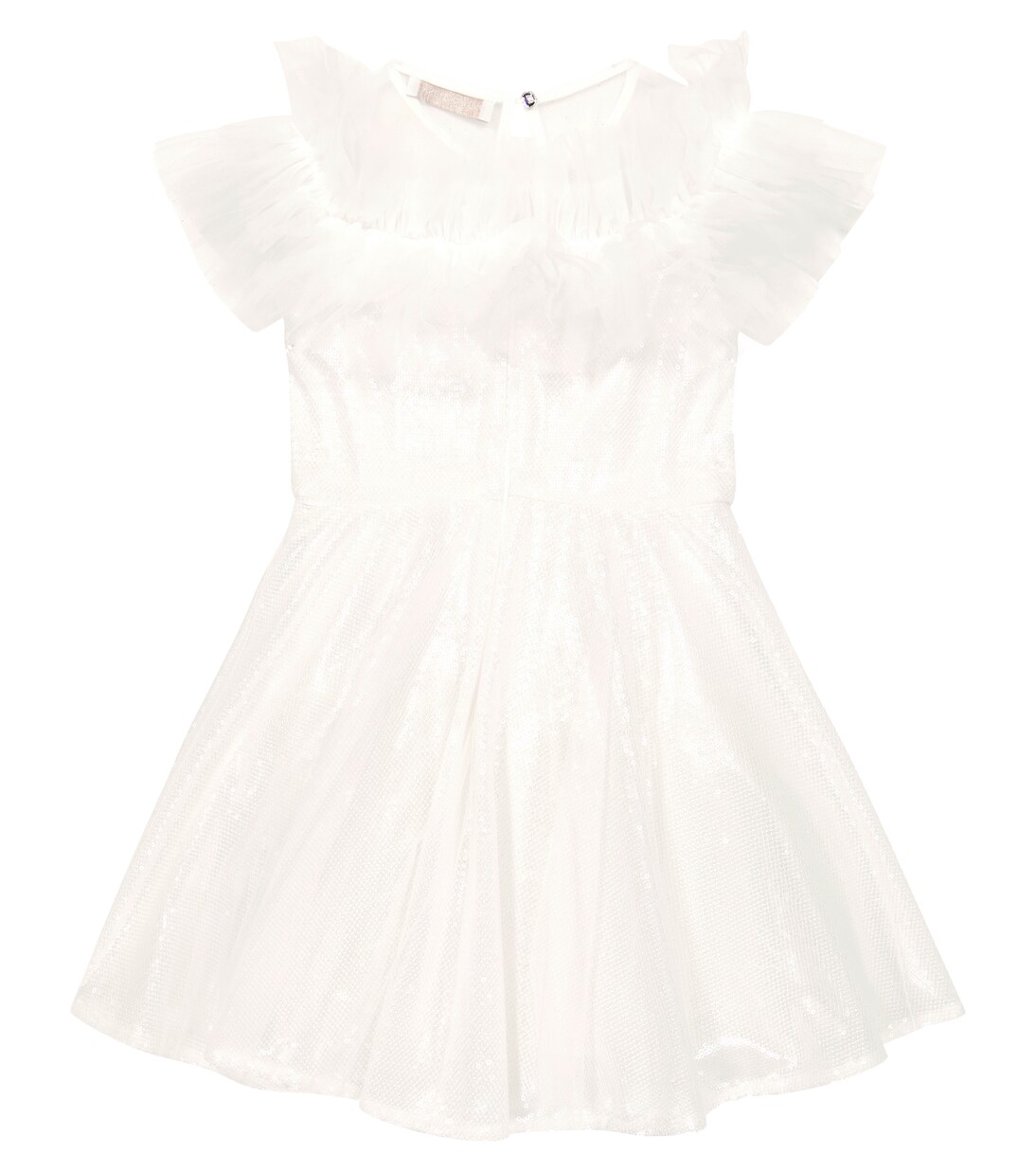 Sequined ruffle dress | Monnalisa