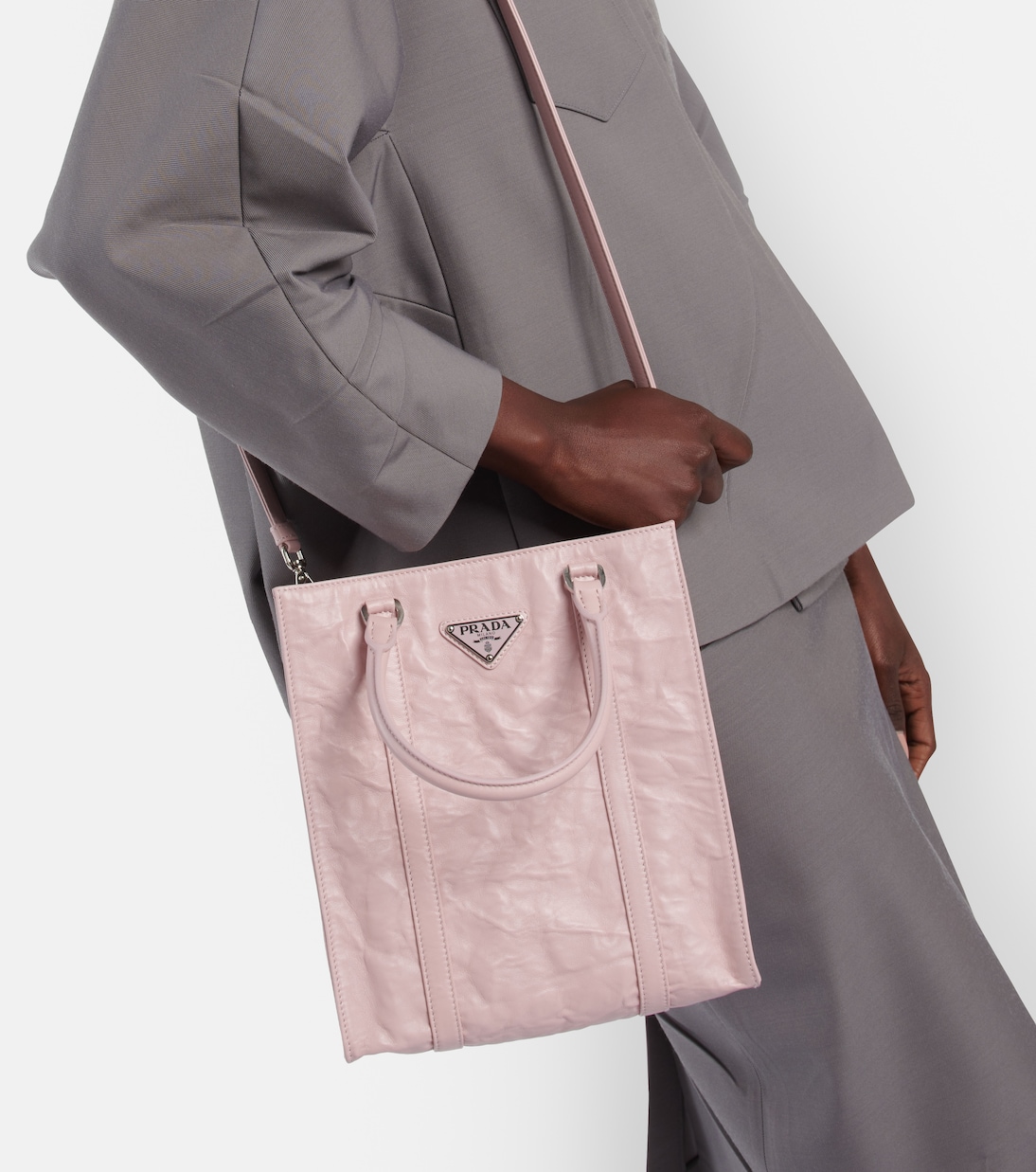 Leather tote bag | Prada