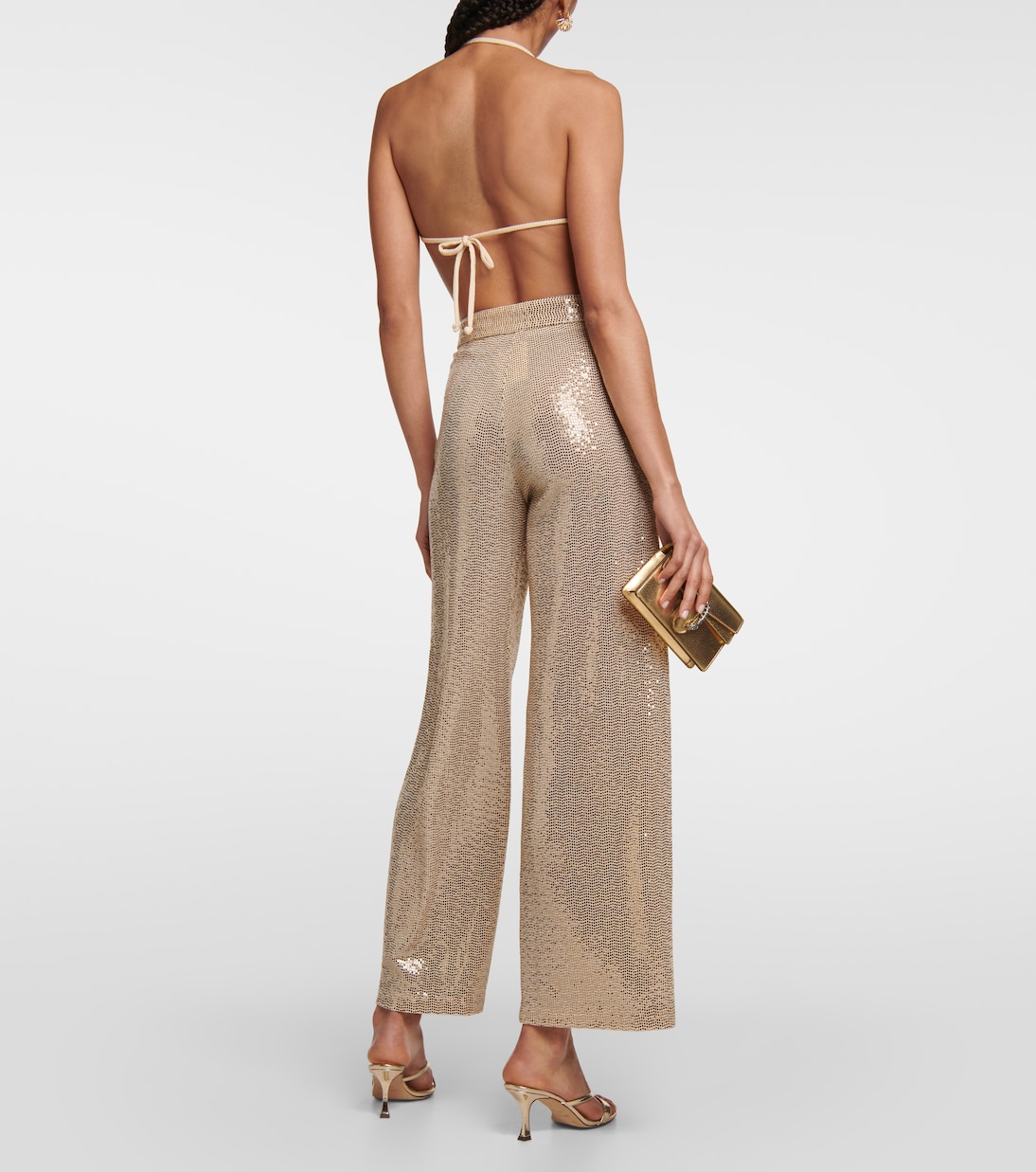 Weite Hose mit Pailletten | Dodo Bar Or