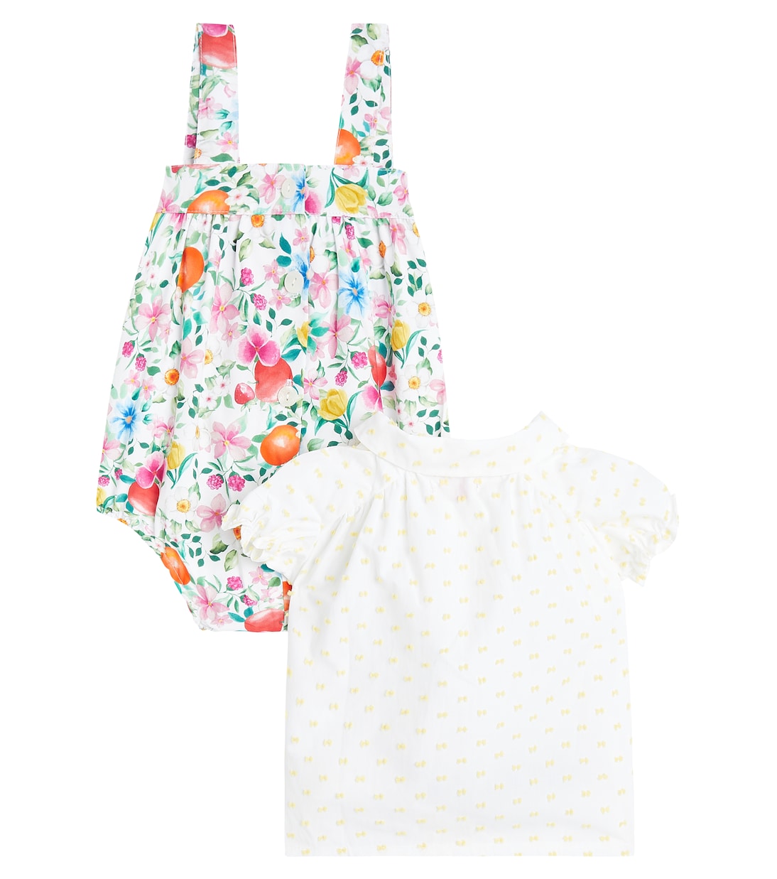 Baby Set aus Body Filada und Hemd Peonia | La Coqueta