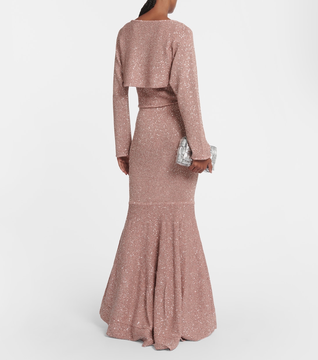 Alimia metallic knit shrug | Altuzarra