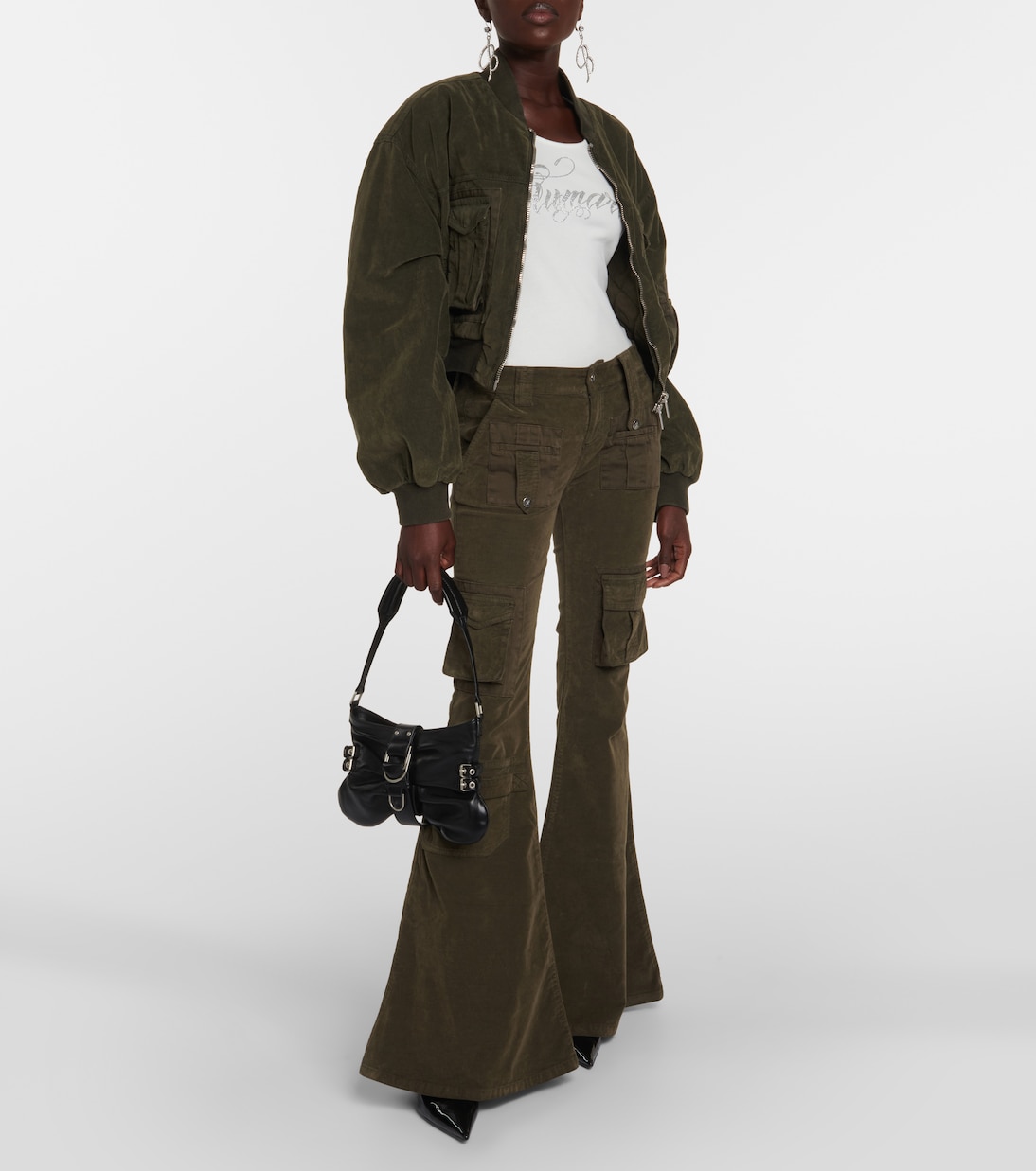 Bomberjacke aus Samt | Blumarine