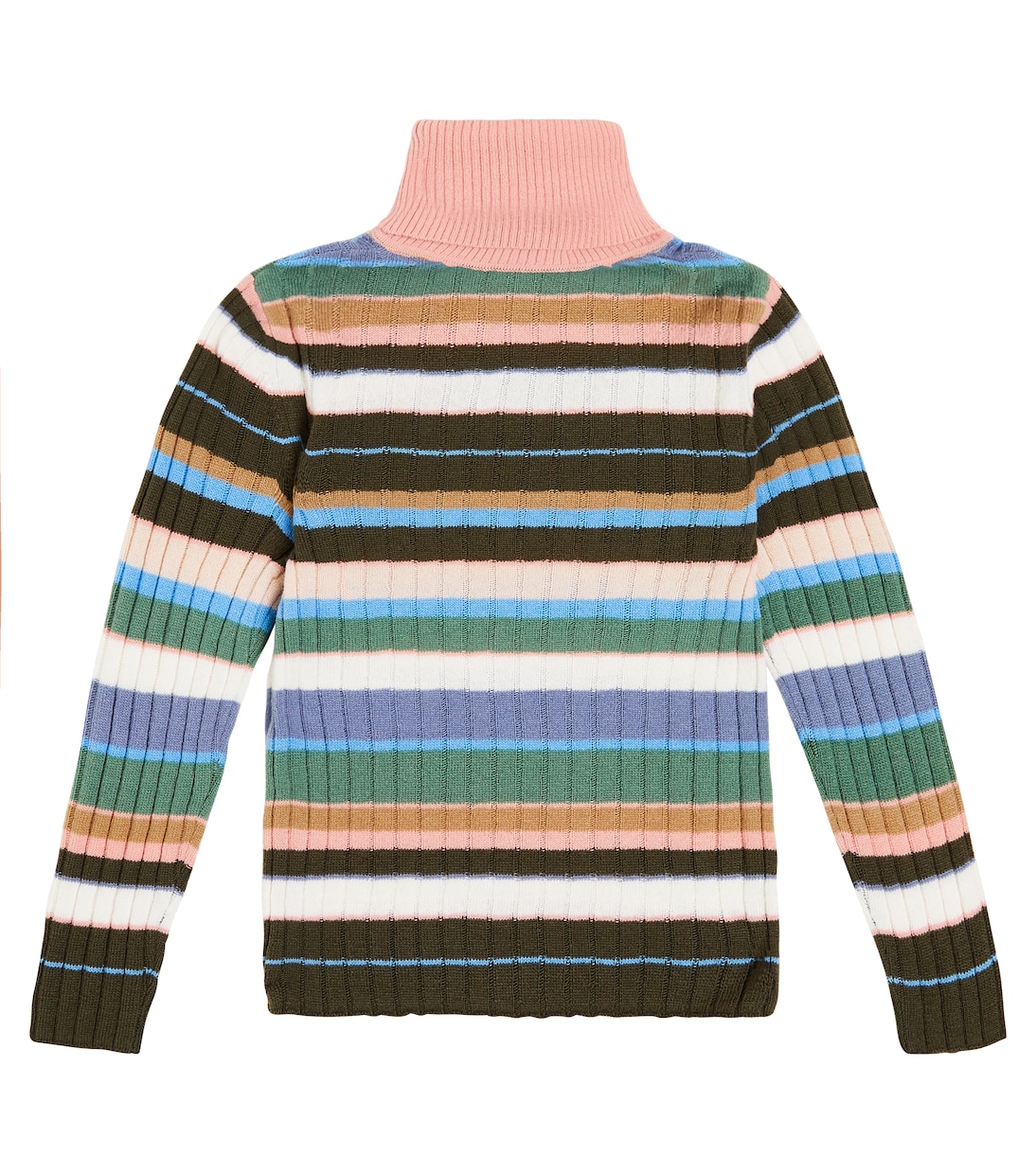 Striped wool turtleneck sweater | Il Gufo