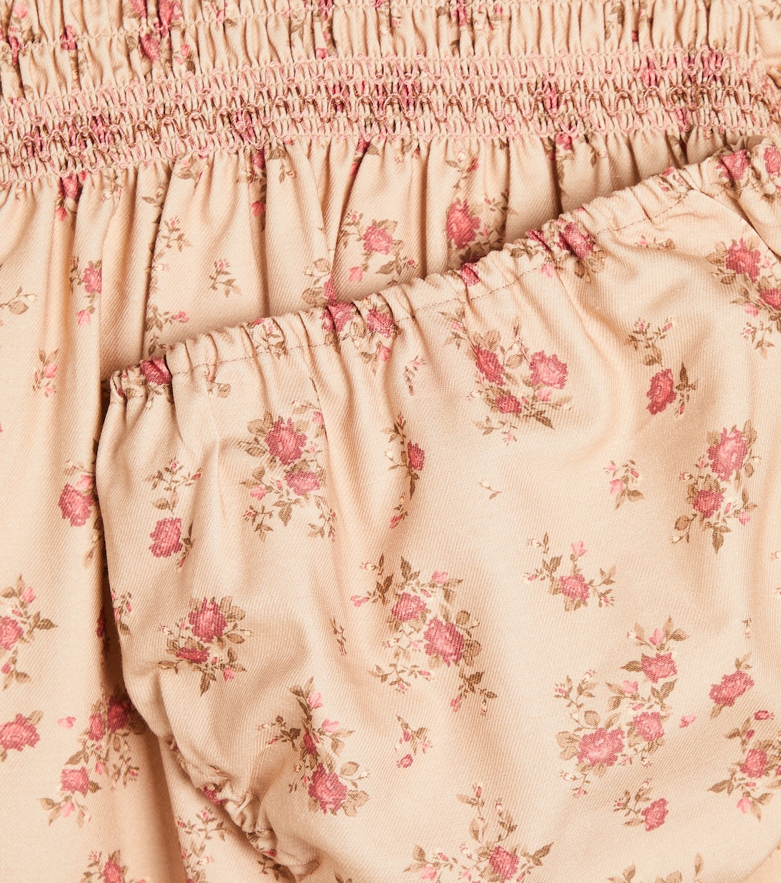 Baby Ivina floral cotton dress and bloomers set | La Coqueta