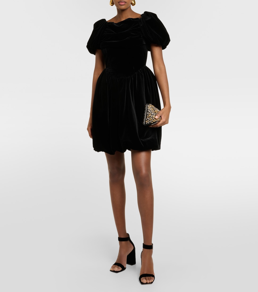 Verzierte Sandalen Wondy aus Samt | Gianvito Rossi