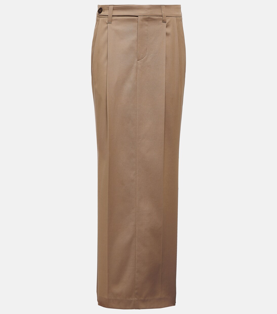 تنورة طويلة بليسيه من القطن المخلوط | Brunello Cucinelli