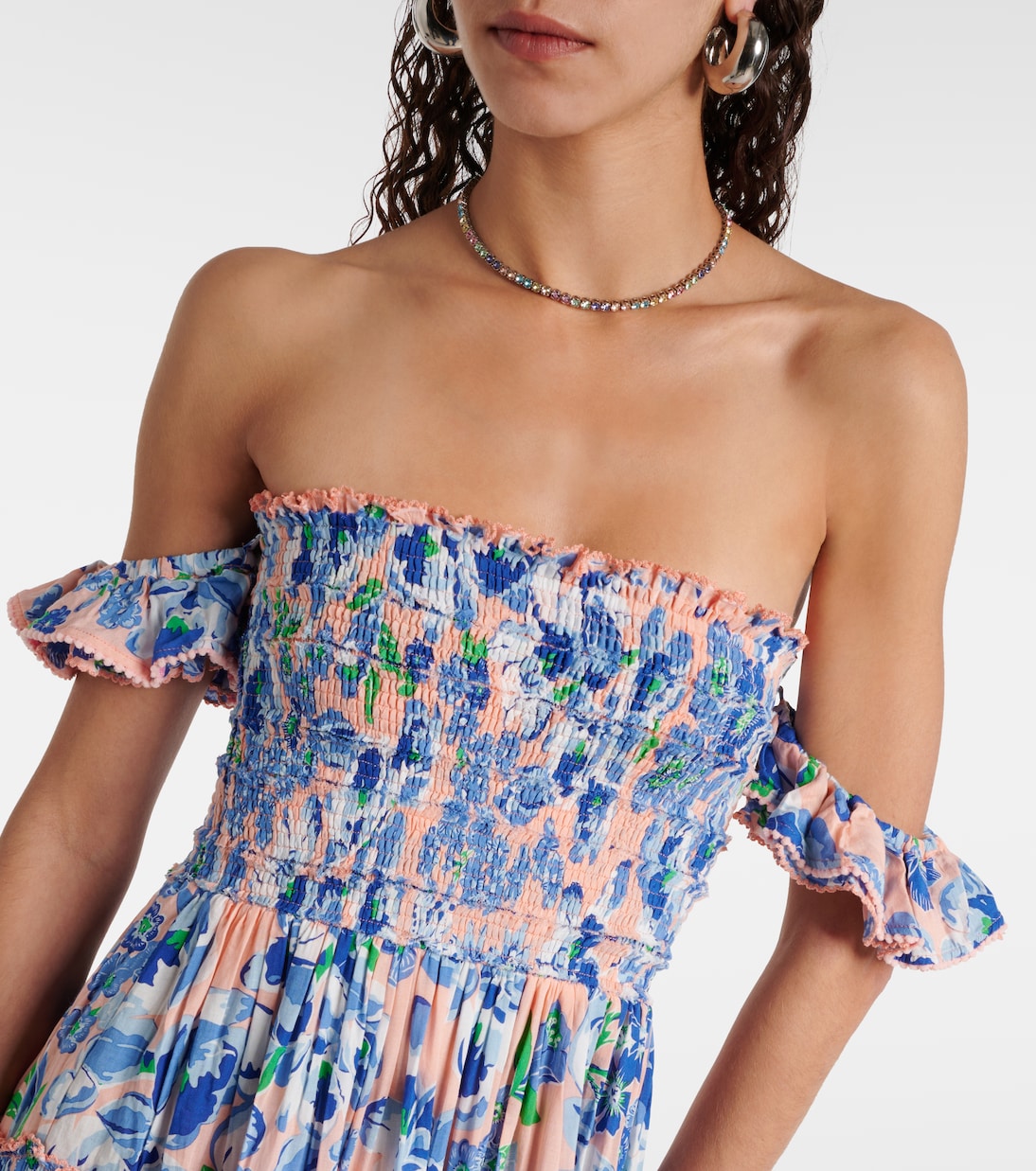 Bedrucktes Minikleid Aurora | Poupette St Barth