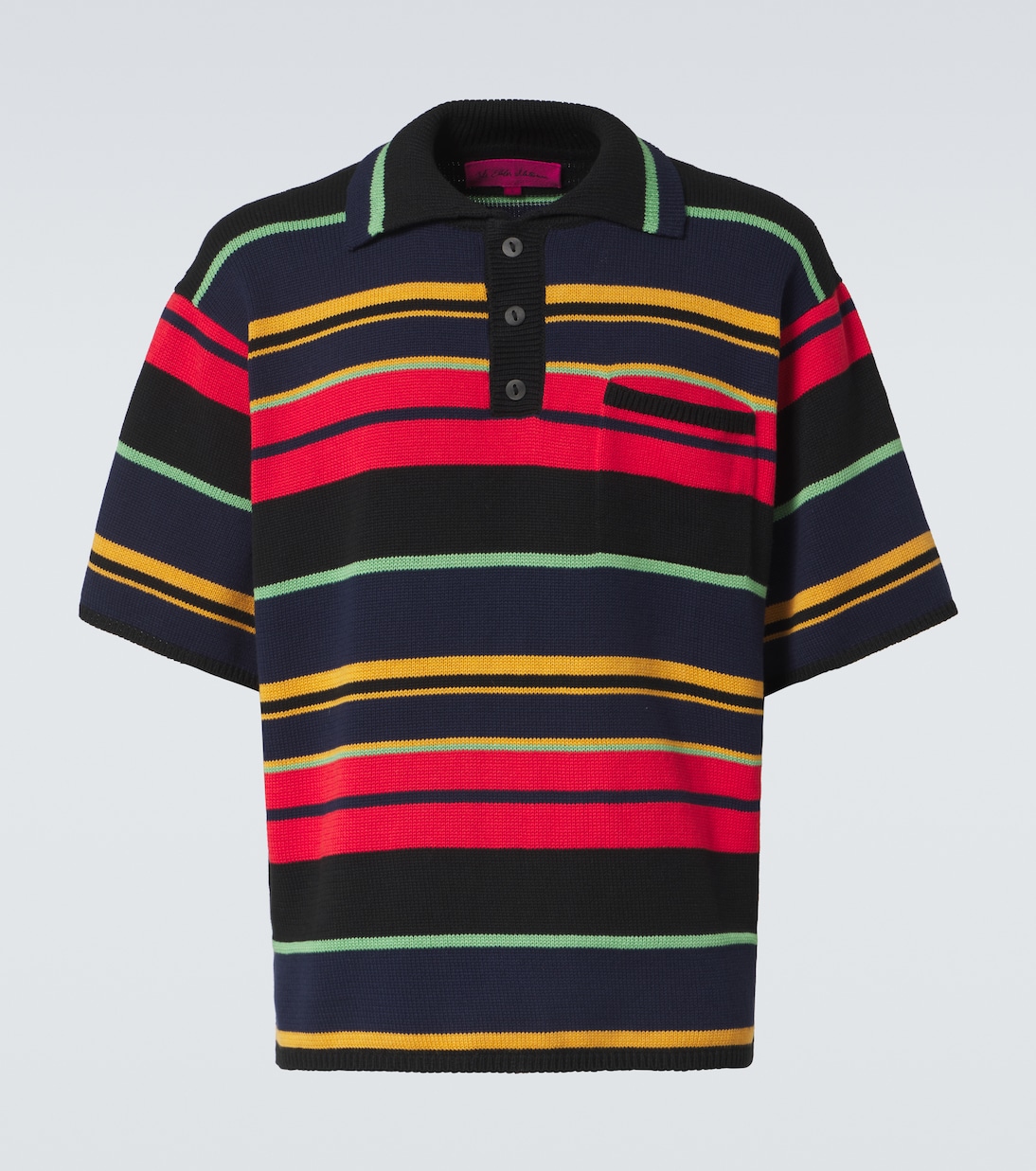 Scally cotton and alpaca-blend polo shirt | The Elder Statesman