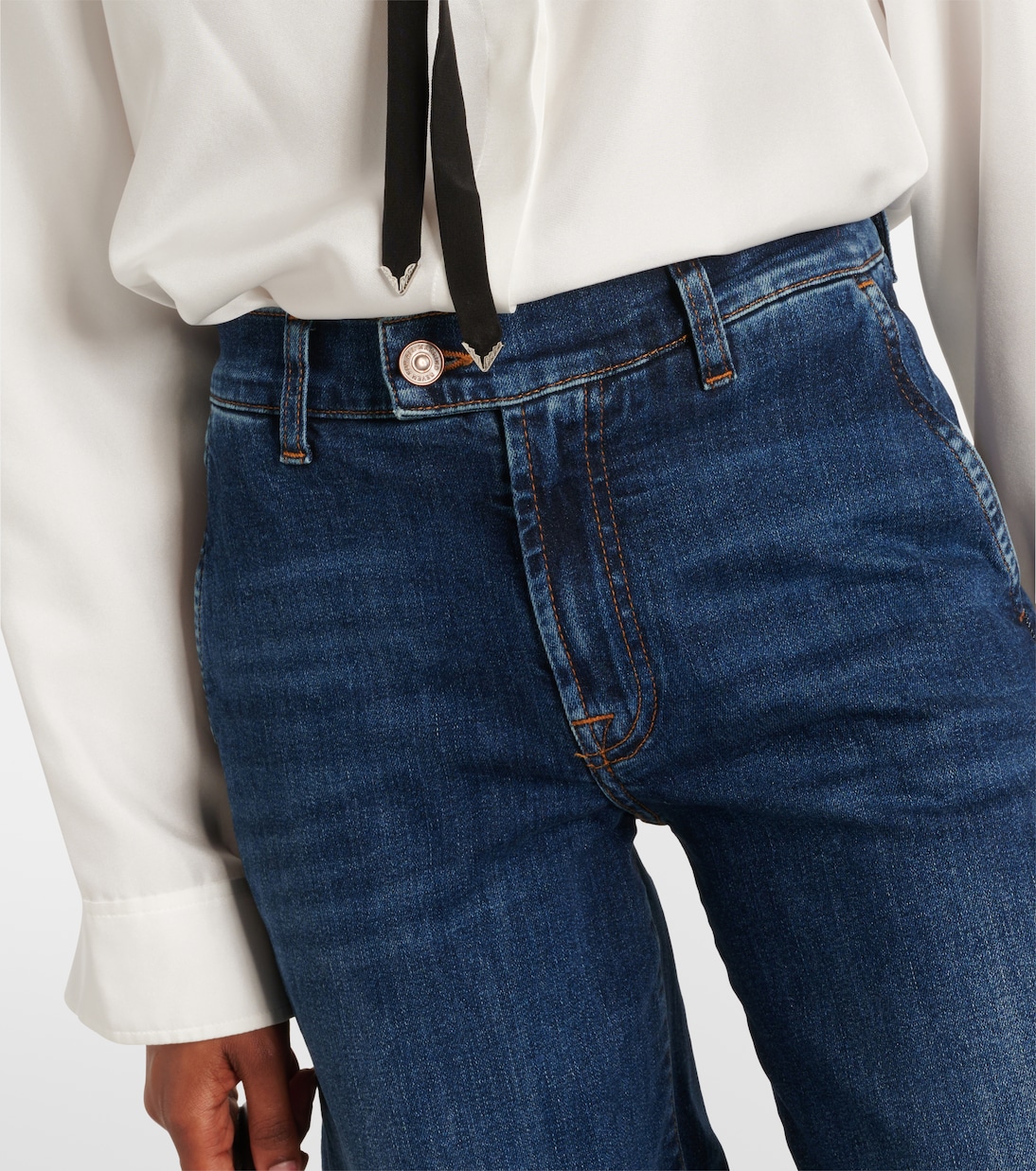 Lotta Rebel high-rise wide-leg jeans | 7 For All Mankind