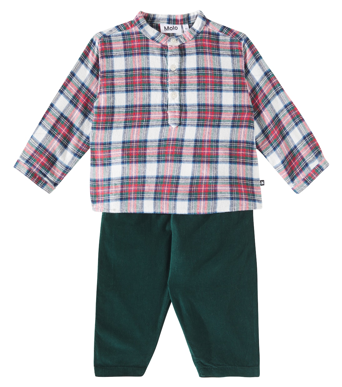 Baby cotton sweatpants and blouse set | Molo