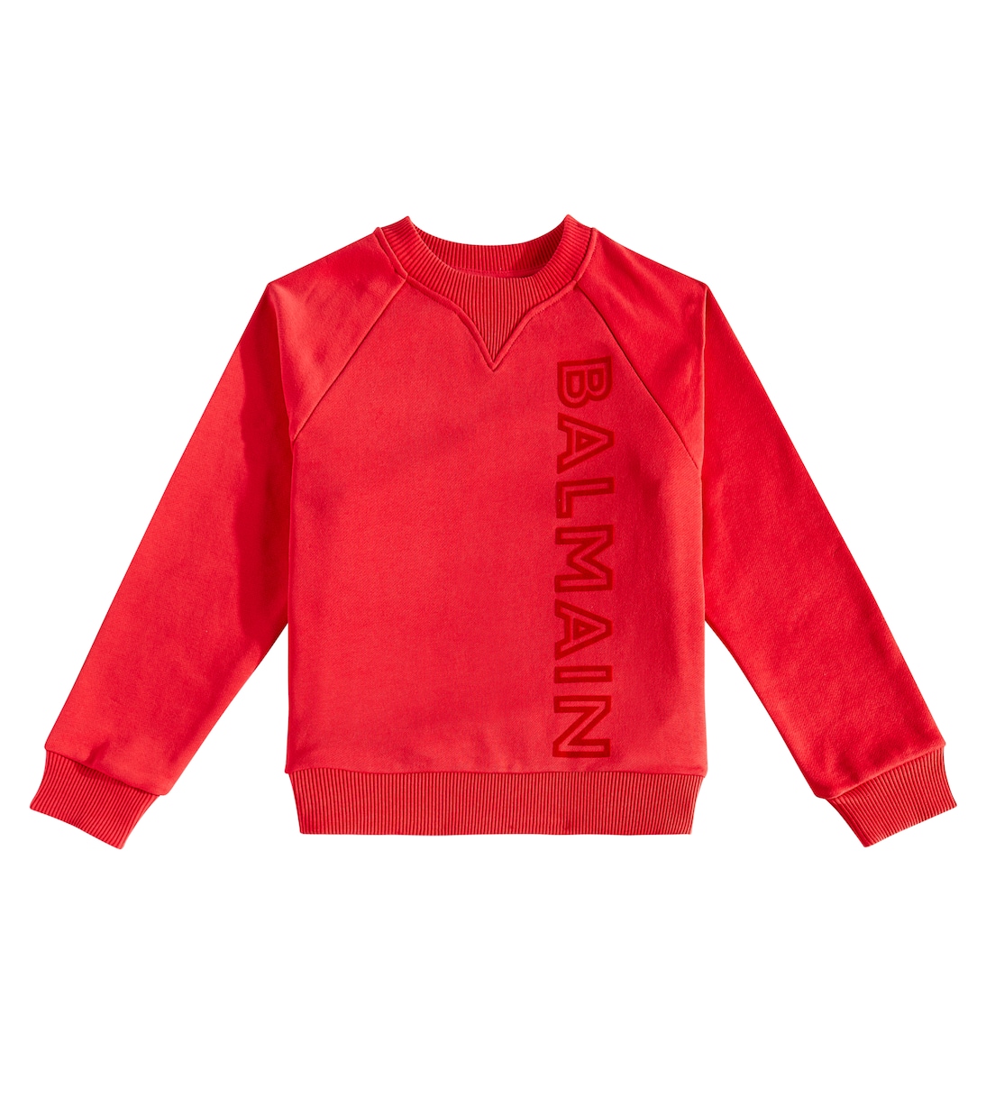Logo cotton sweatshirt | Balmain Kids