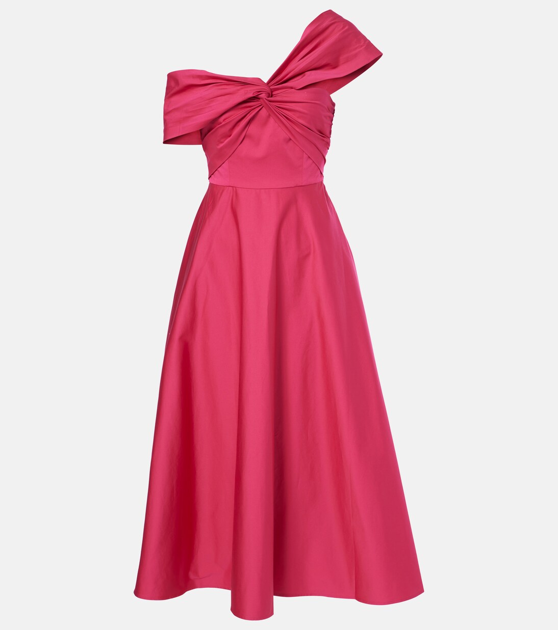 Robe midi en coton mélangé | Roland Mouret