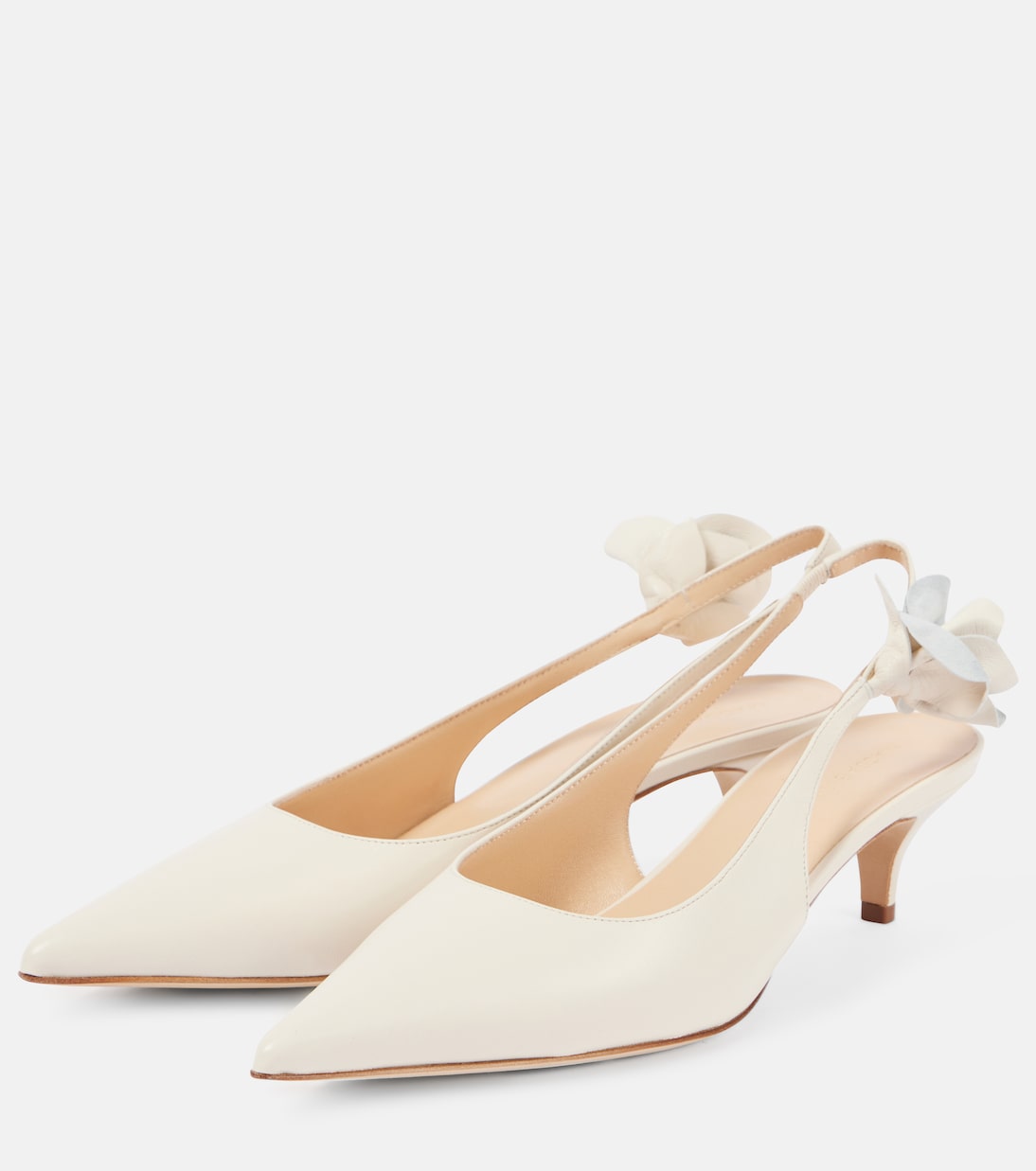 Bridal leather slingback pumps | Magda Butrym