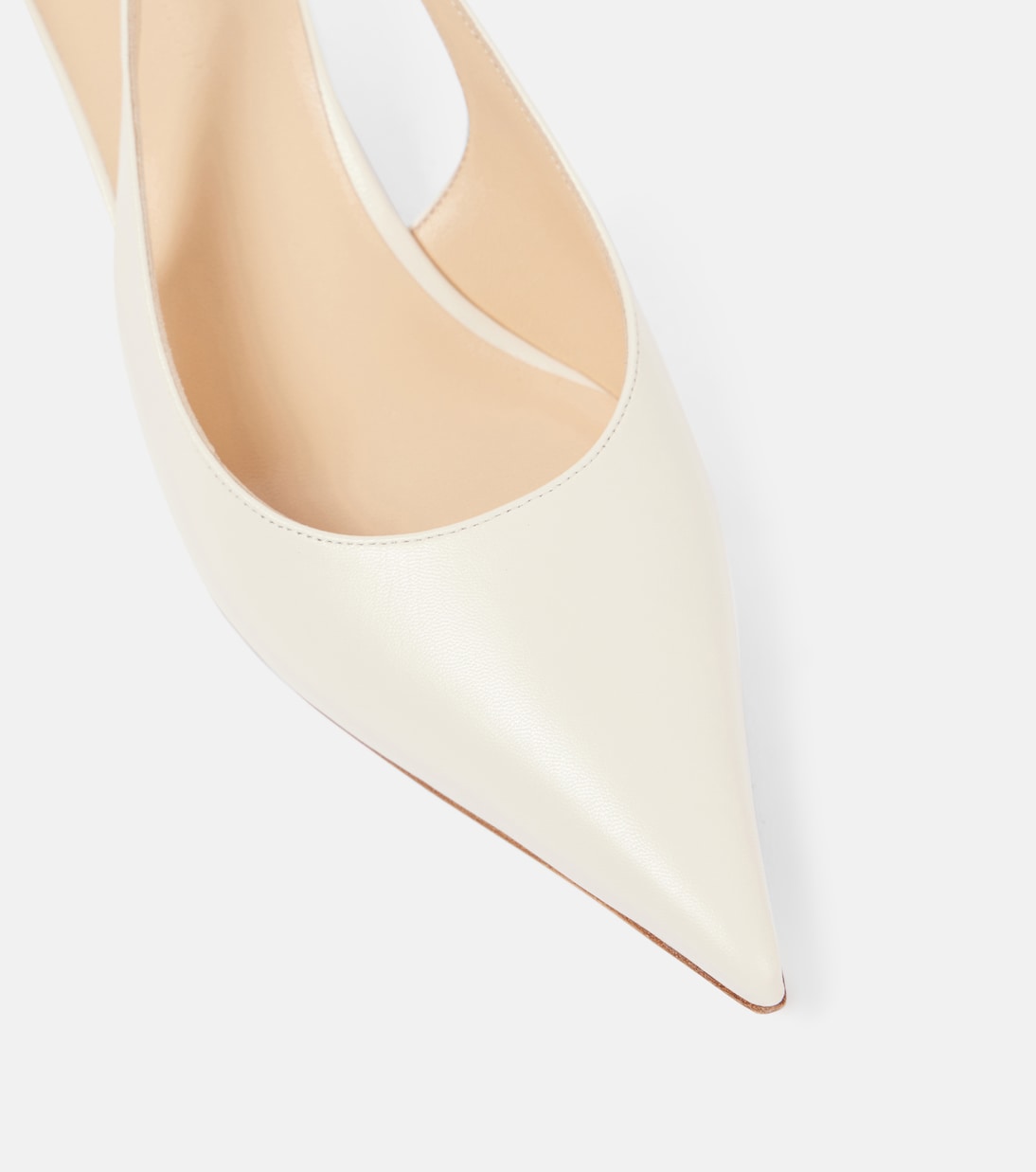Bridal leather slingback pumps | Magda Butrym