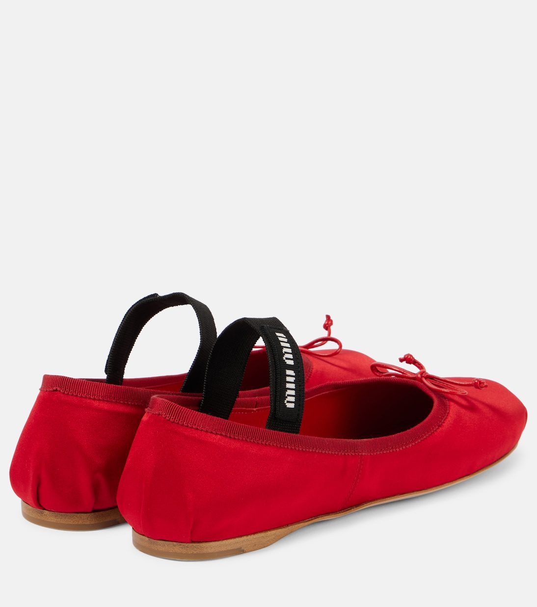 Satin ballet flats | Miu Miu