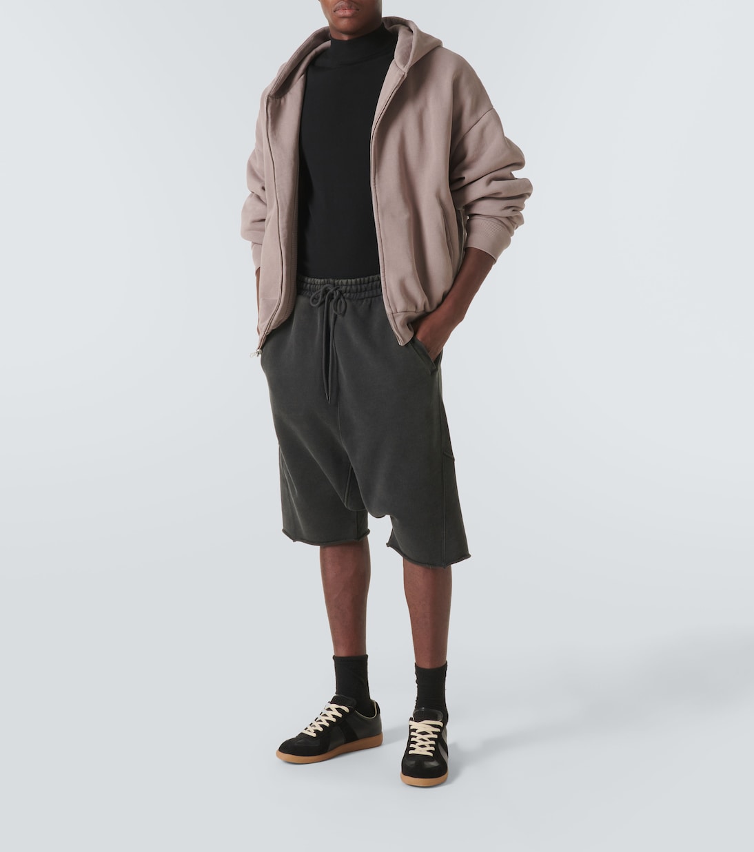 Heavy cotton jersey shorts | Entire Studios