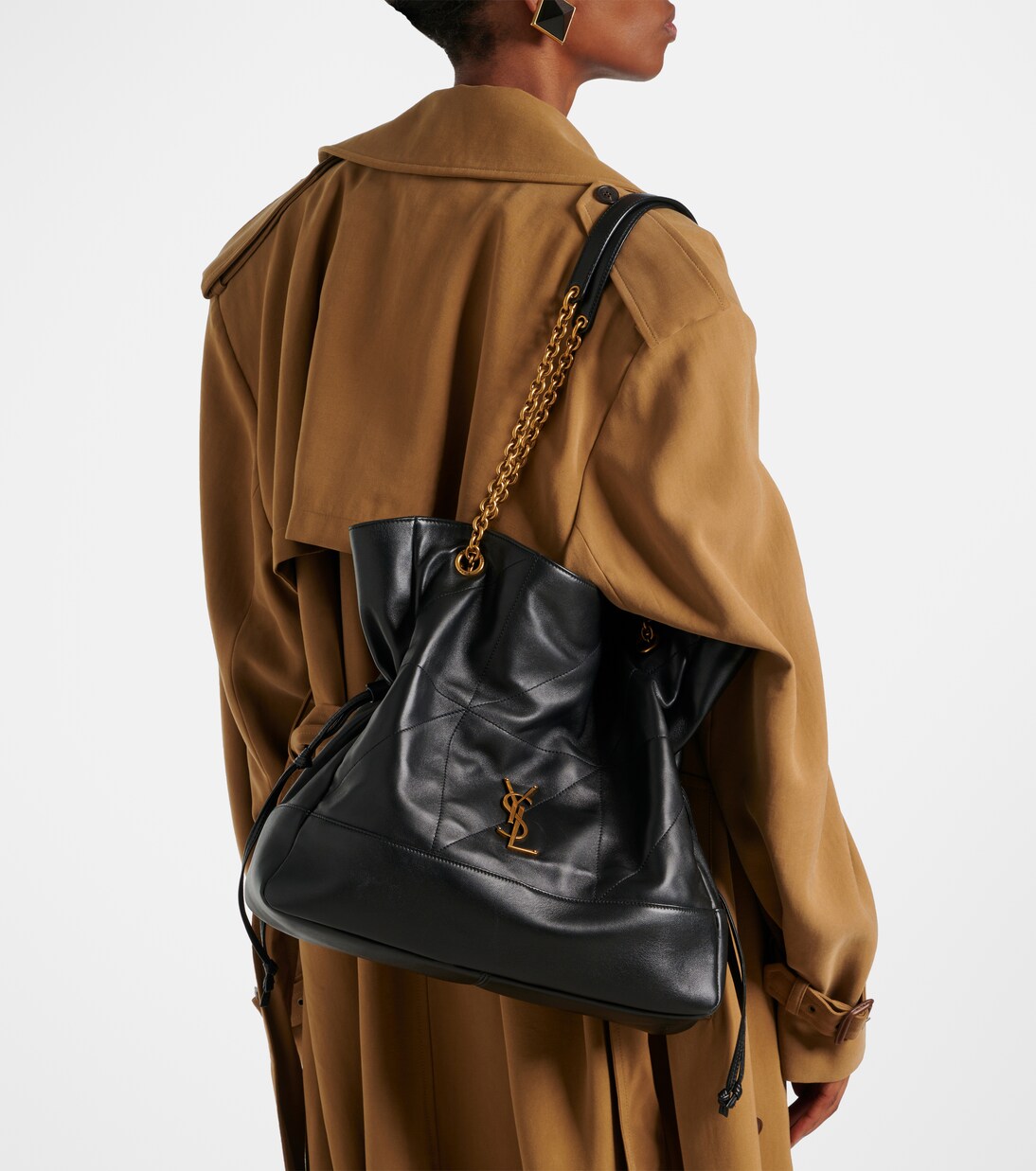 Jamie Shopping Medium leather tote bag | Saint Laurent