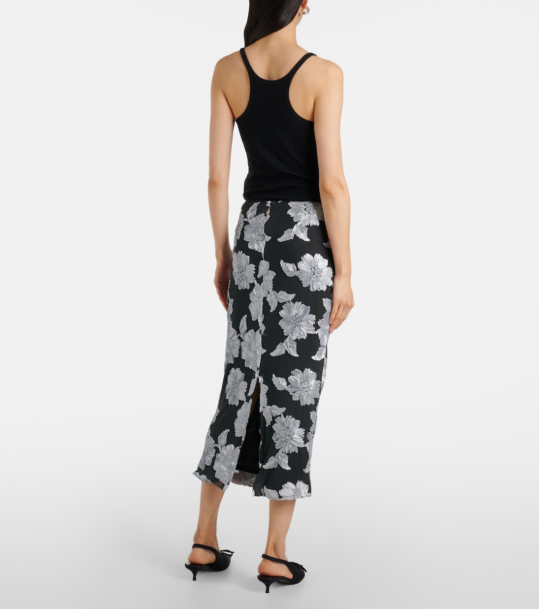 Gonna a tubino in mesh | Rotate