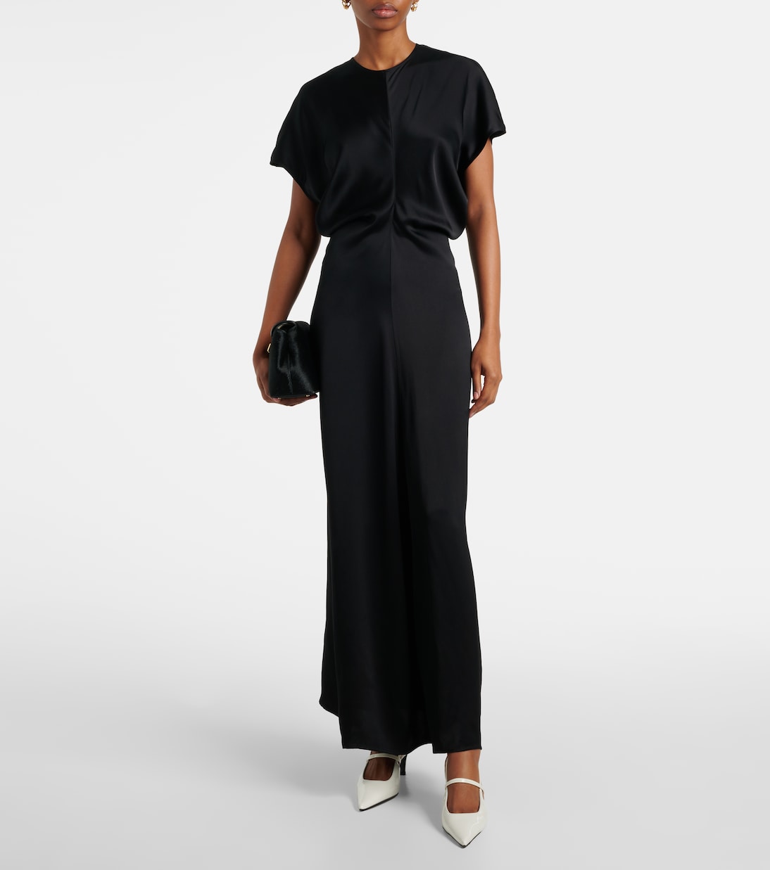 Sharp 50 patent leather slingback pumps | Toteme