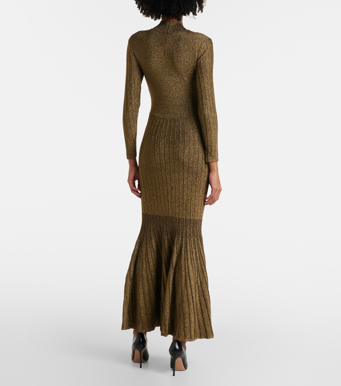 Maxikleid Raquel aus Lamé | Staud