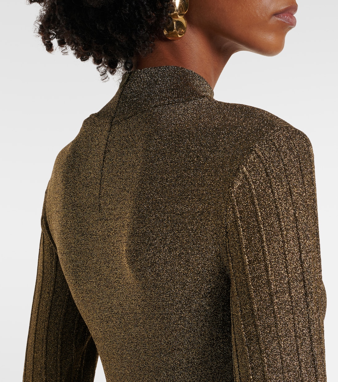 Maxikleid Raquel aus Lamé | Staud