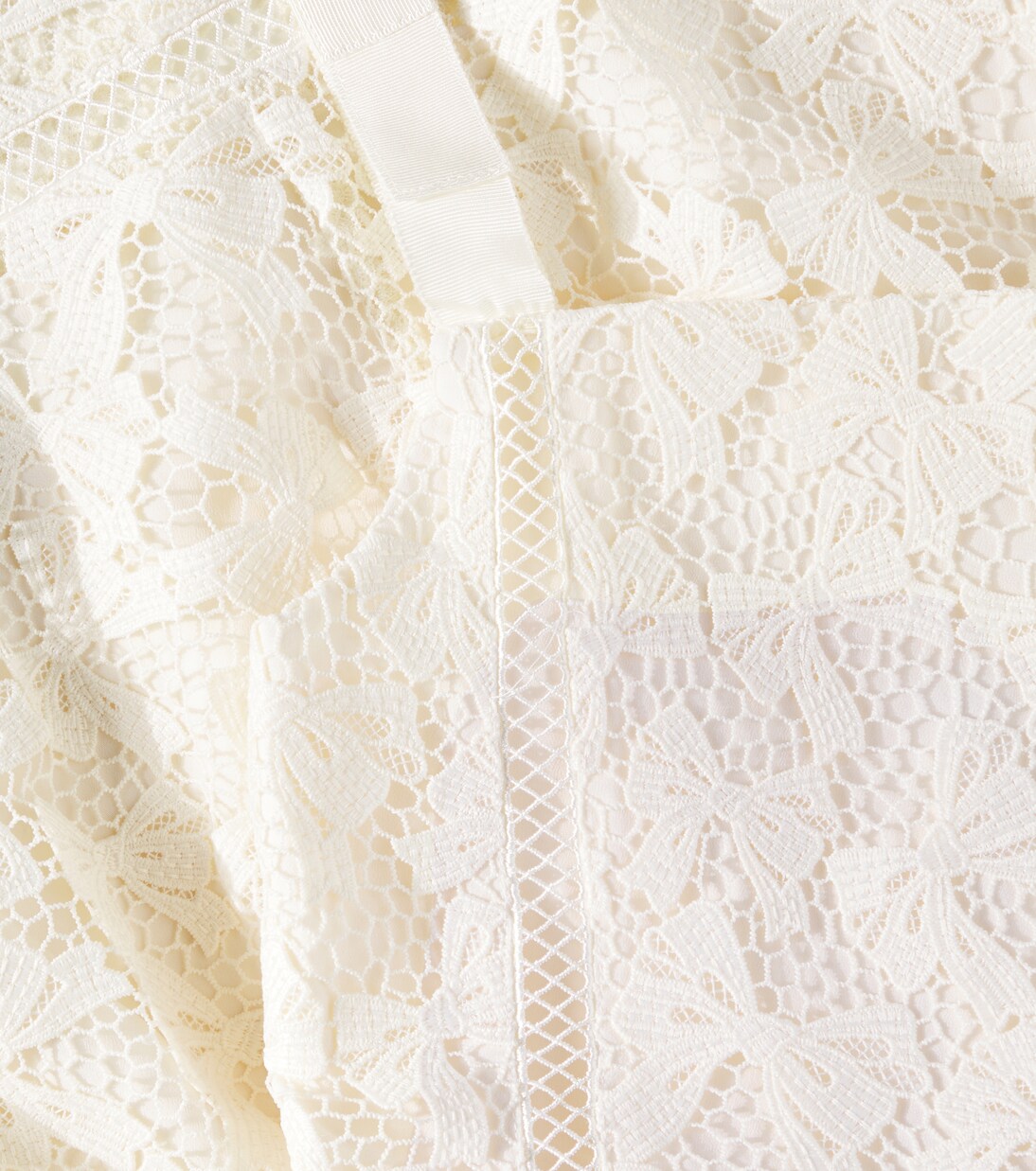 Bow lace dress | Self-Portrait Kids