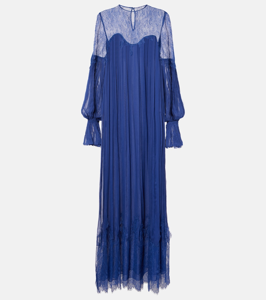 Robe longue Renia en dentelle | Costarellos