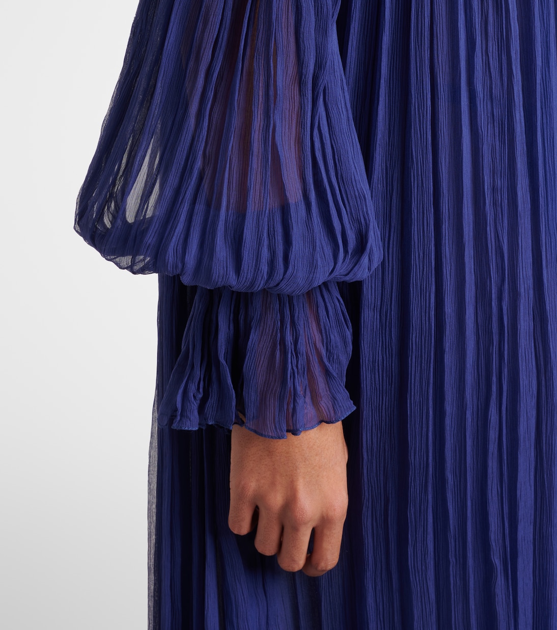 Robe longue Renia en dentelle | Costarellos