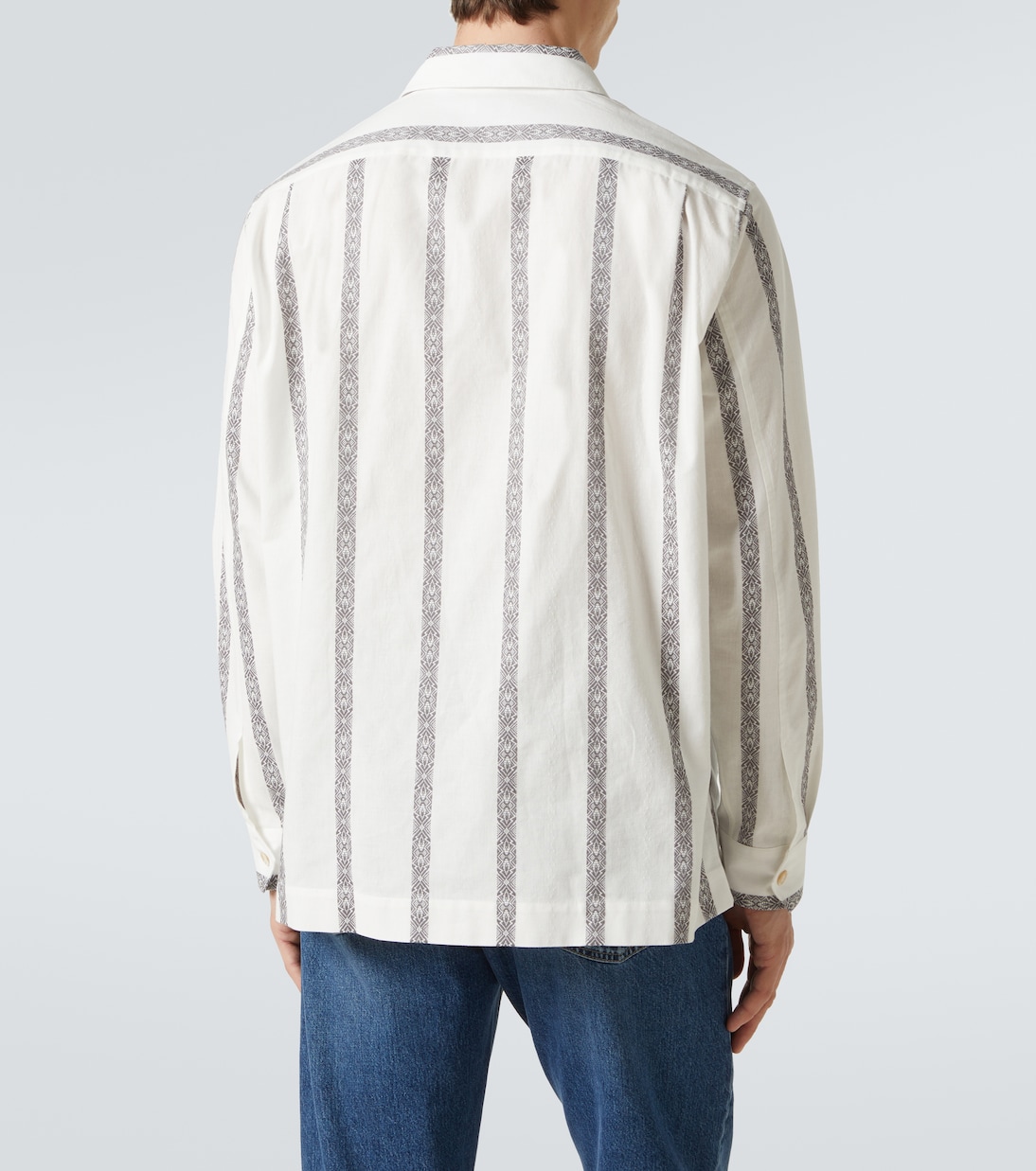 Camisa de algodón a rayas | Brunello Cucinelli