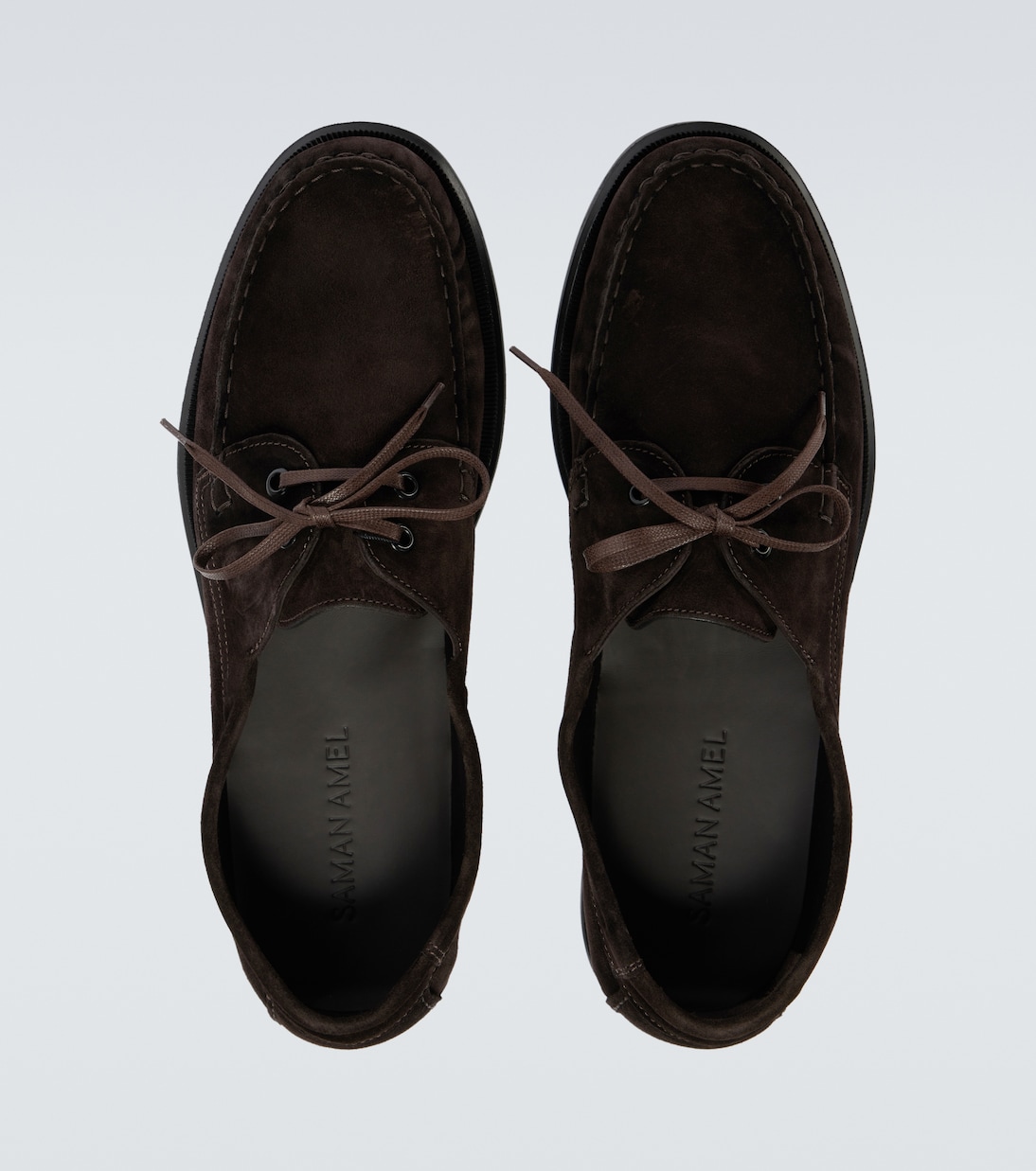 Chaussures bateau City Moc en daim | Saman Amel