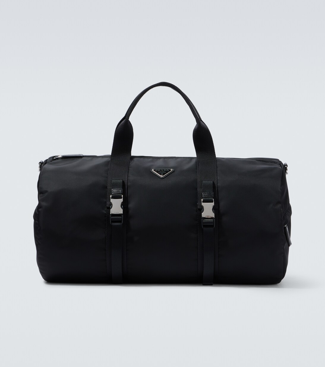 Re-Nylon leather-trimmed duffel bag | Prada