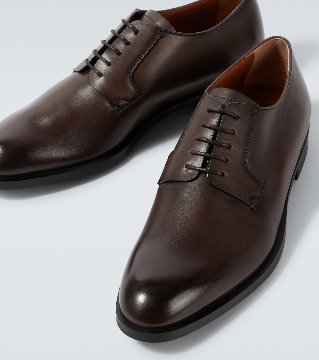 New Classic leather Derby shoes | Zegna