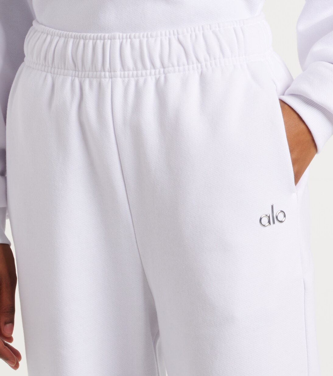 Accolade cotton-blend sweatpants | Alo Yoga